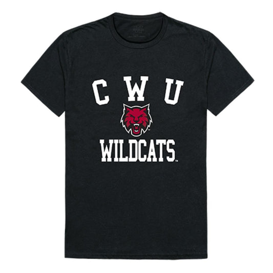 CWU Central Washington University Wildcats Arch T-Shirt Black-Campus-Wardrobe