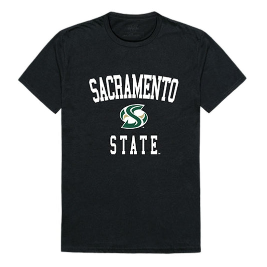 CSUS Sacramento State Hornets Arch T-Shirt Black-Campus-Wardrobe