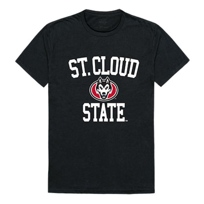 St. Cloud State University Huskies Arch T-Shirt Black-Campus-Wardrobe