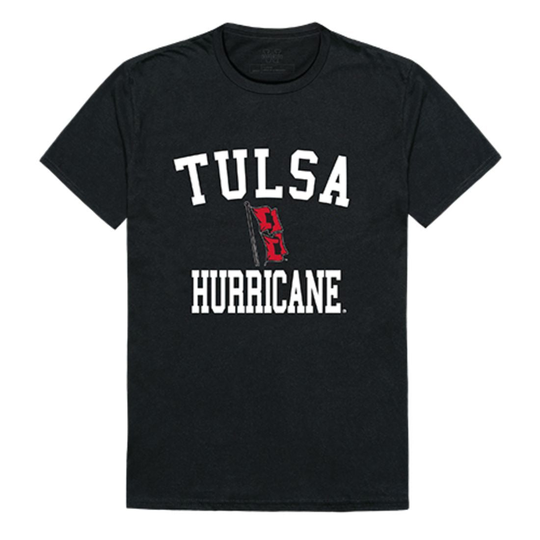 University of Tulsa Golden Hurricane Arch T-Shirt Black-Campus-Wardrobe