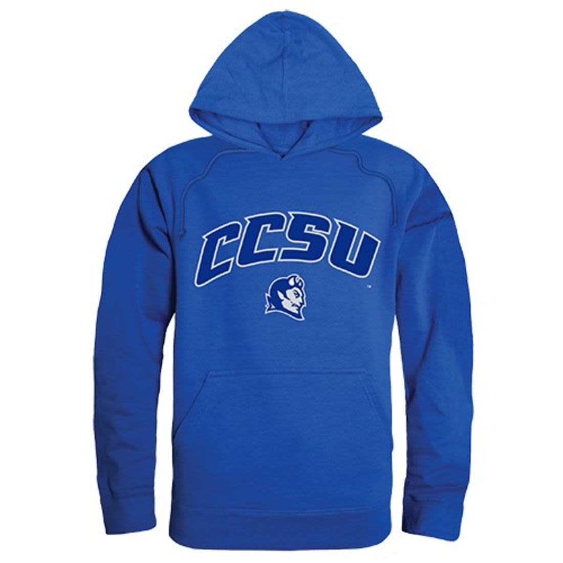 Central Connecticut State University Blue Devils Campus Hoodie Sweatshirt Royal-Campus-Wardrobe