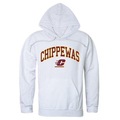 CMU Central Michigan University Chippewas Campus Hoodie Sweatshirt White-Campus-Wardrobe