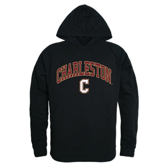 College of Charleston Cougars Campus Hoodie Sweatshirt Black-Campus-Wardrobe