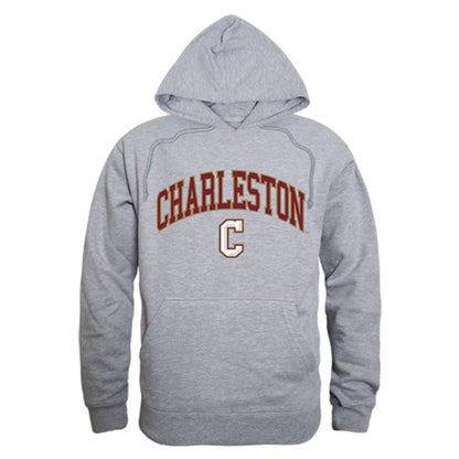 College of Charleston Cougars Campus Hoodie Sweatshirt Heather Grey-Campus-Wardrobe