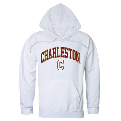 College of Charleston Cougars Campus Hoodie Sweatshirt White-Campus-Wardrobe