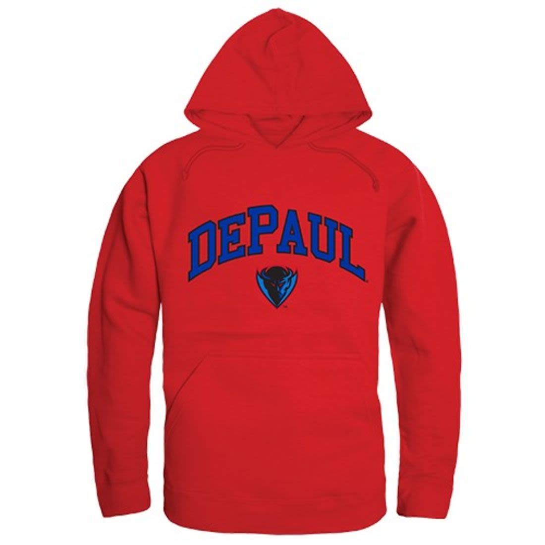 DePaul University Blue Demons Campus Hoodie Sweatshirt Red-Campus-Wardrobe