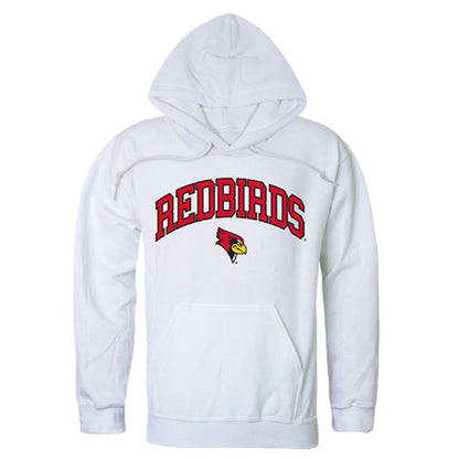 Illinois State University Redbirds Campus Hoodie Sweatshirt White-Campus-Wardrobe