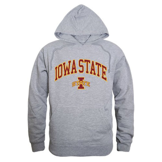 Iowa State University Cyclones Campus Hoodie Sweatshirt Heather Grey-Campus-Wardrobe