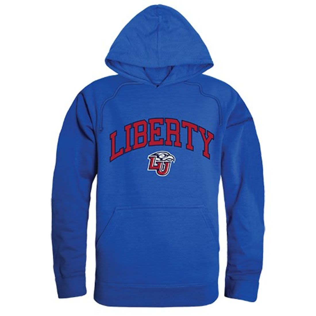 Liberty University Flames Campus Hoodie Sweatshirt Royal-Campus-Wardrobe