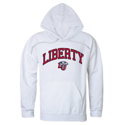 Liberty University Flames Campus Hoodie Sweatshirt White-Campus-Wardrobe