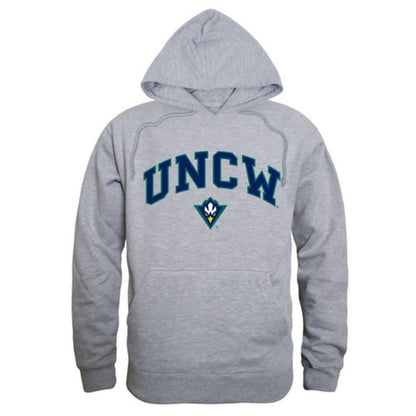 University of North Carolina at Wilmington Seahawks Campus Hoodie Sweatshirt Heather Grey-Campus-Wardrobe