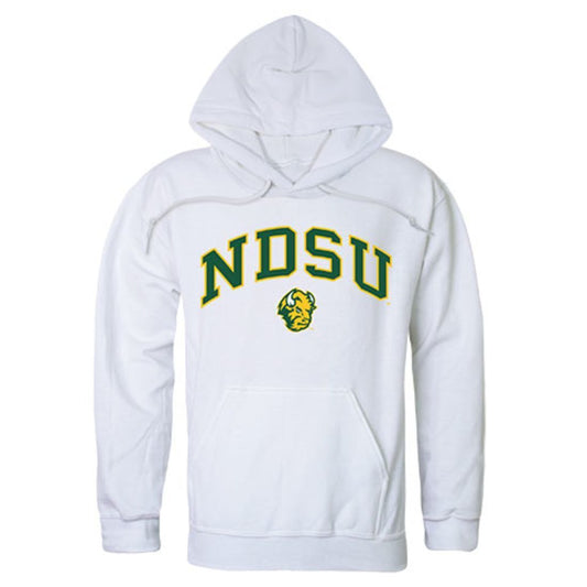North Dakota State University Bison Thundering Herd Campus Hoodie Sweatshirt White-Campus-Wardrobe