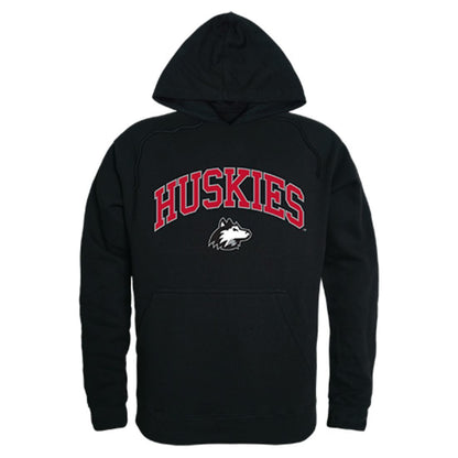 NIU Northern Illinois University Huskies Campus Hoodie Sweatshirt Black-Campus-Wardrobe