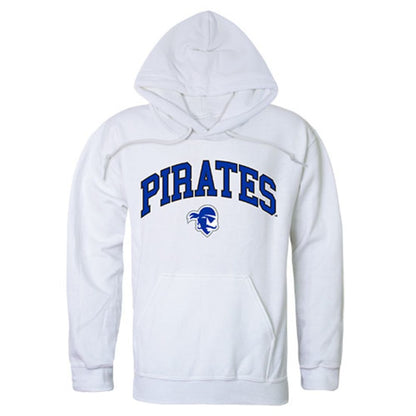 Seton Hall University Pirates Campus Hoodie Sweatshirt White-Campus-Wardrobe