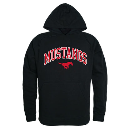 Southern Methodist University Mustangs Campus Hoodie Sweatshirt Black-Campus-Wardrobe