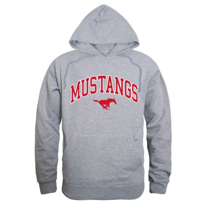 Southern Methodist University Mustangs Campus Hoodie Sweatshirt Heather Grey-Campus-Wardrobe