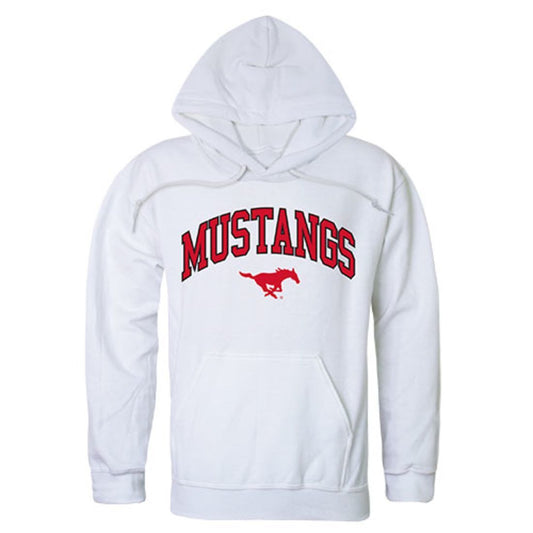 Southern Methodist University Mustangs Campus Hoodie Sweatshirt White-Campus-Wardrobe