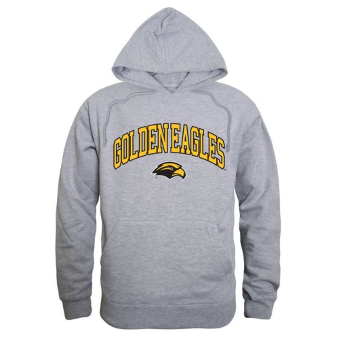 University of Southern Mississippi Golden Eagles Campus Hoodie Sweatshirt Heather Grey-Campus-Wardrobe