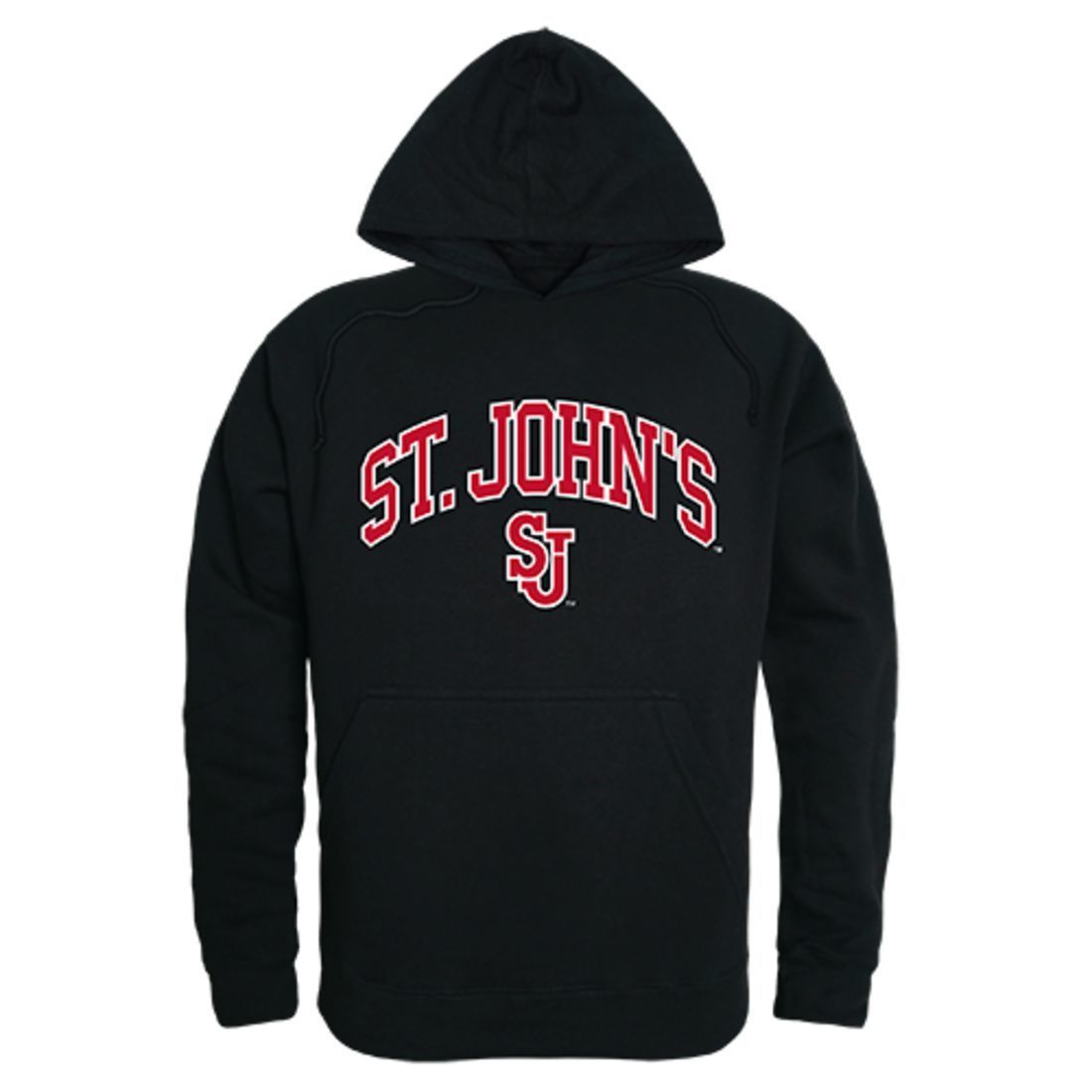 St. John's University Red Storm Campus Hoodie Sweatshirt Black-Campus-Wardrobe