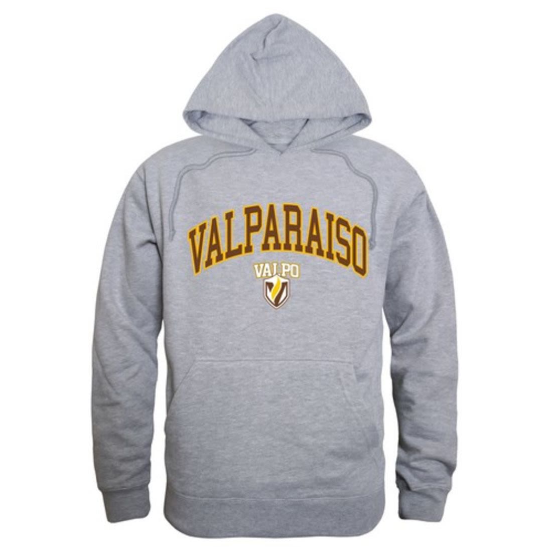 Valparaiso University Crusaders Campus Hoodie Sweatshirt Heather Grey-Campus-Wardrobe