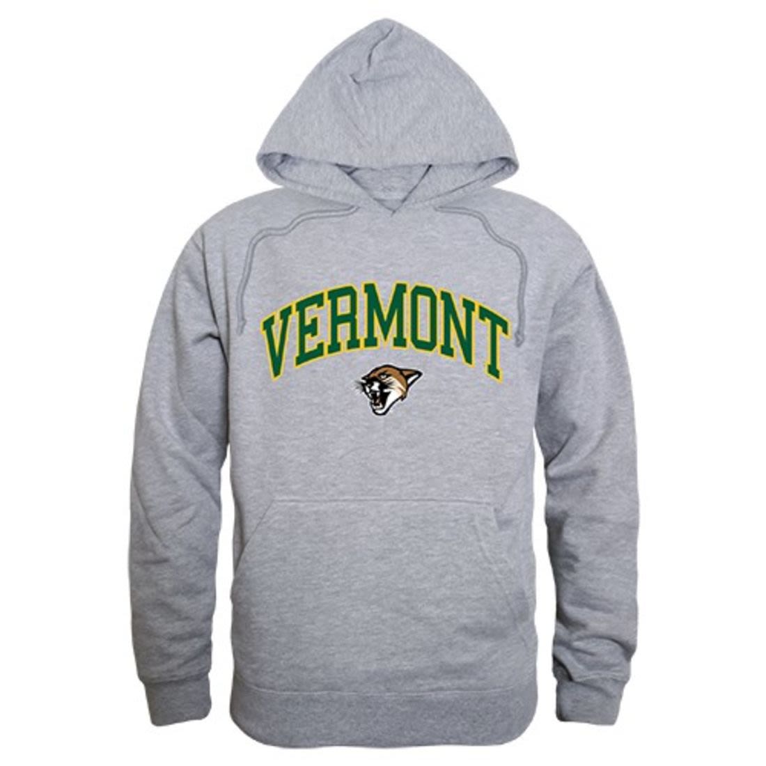 University of Vermont Catamounts Campus Hoodie Sweatshirt Heather Grey-Campus-Wardrobe