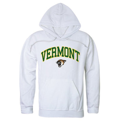 University of Vermont Catamounts Campus Hoodie Sweatshirt White-Campus-Wardrobe