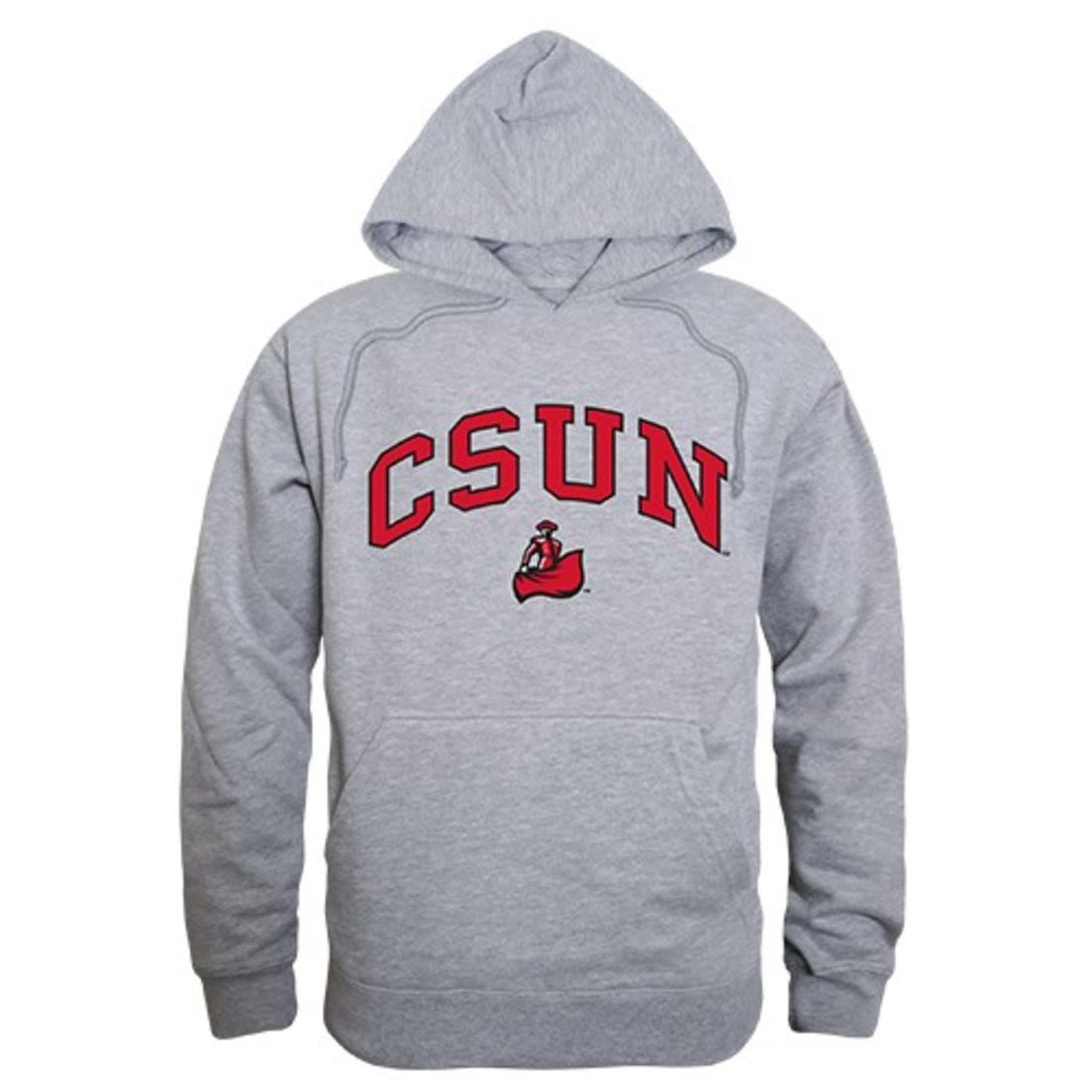 CSUN California State University Northridge Matadors Campus Hoodie Sweatshirt Heather Grey-Campus-Wardrobe