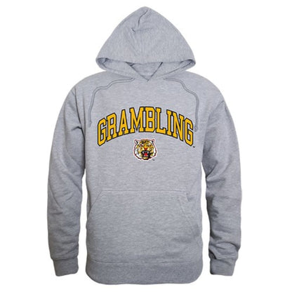 Grambling State University Tigers Campus Hoodie Sweatshirt Heather Grey-Campus-Wardrobe