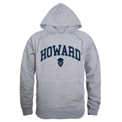 Howard University Bison Campus Hoodie Sweatshirt Heather Grey-Campus-Wardrobe
