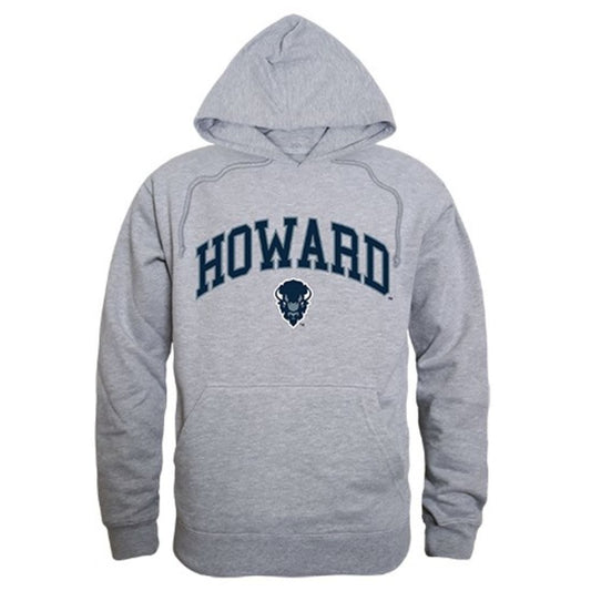 Howard University Bison Campus Hoodie Sweatshirt Heather Grey-Campus-Wardrobe