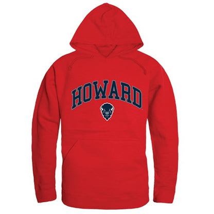 Howard University Bison Campus Hoodie Sweatshirt Red-Campus-Wardrobe