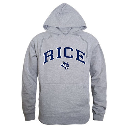 Rice University Owls Campus Hoodie Sweatshirt Heather Grey-Campus-Wardrobe