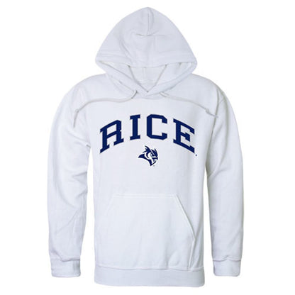 Rice University Owls Campus Hoodie Sweatshirt White-Campus-Wardrobe