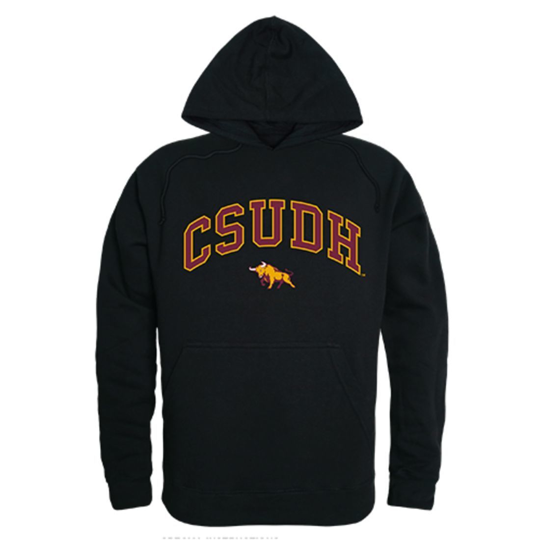 CSUDH California State University Dominguez Hills Toros Campus Hoodie Sweatshirt Black-Campus-Wardrobe