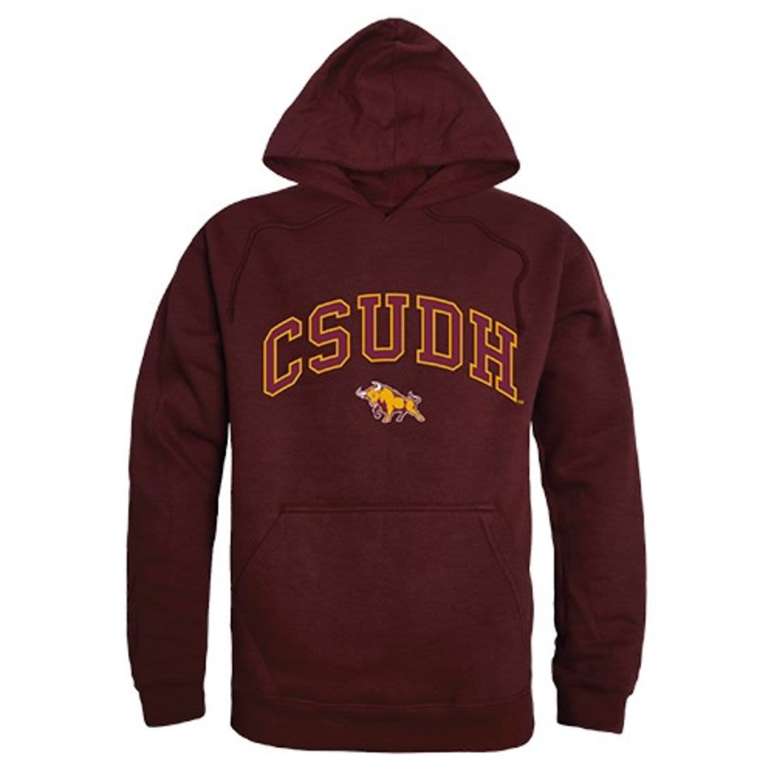 CSUDH California State University Dominguez Hills Toros Campus Hoodie Sweatshirt Maroon-Campus-Wardrobe