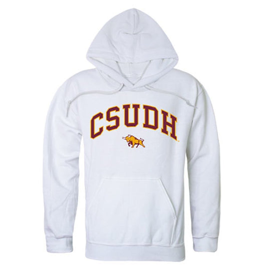 CSUDH California State University Dominguez Hills Toros Campus Hoodie Sweatshirt White-Campus-Wardrobe