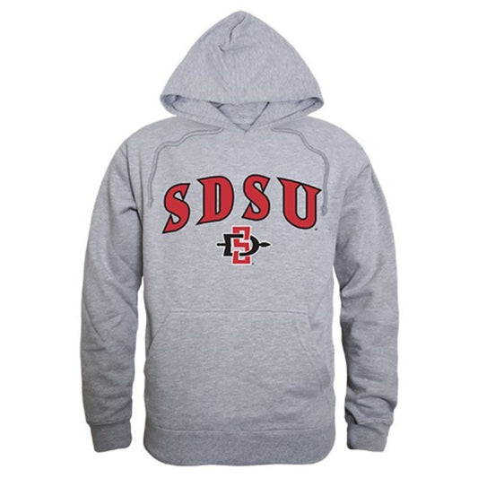 SDSU San Diego State University Aztecs Campus Hoodie Sweatshirt Heather Grey-Campus-Wardrobe