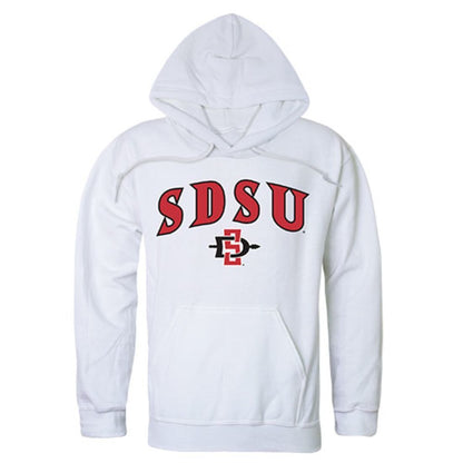 SDSU San Diego State University Aztecs Campus Hoodie Sweatshirt White-Campus-Wardrobe