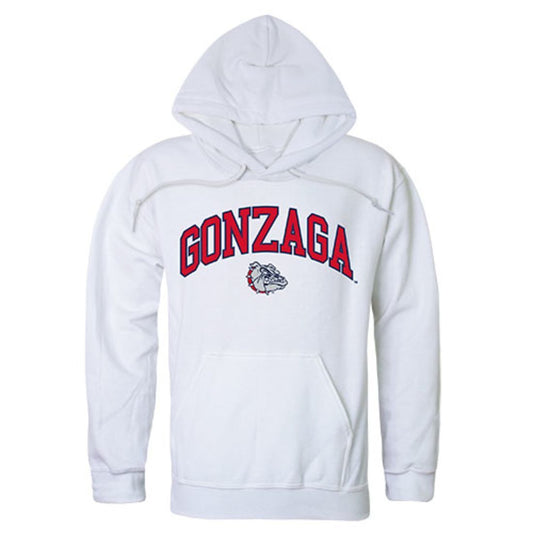 Gonzaga University Bulldogs Campus Hoodie Sweatshirt White-Campus-Wardrobe