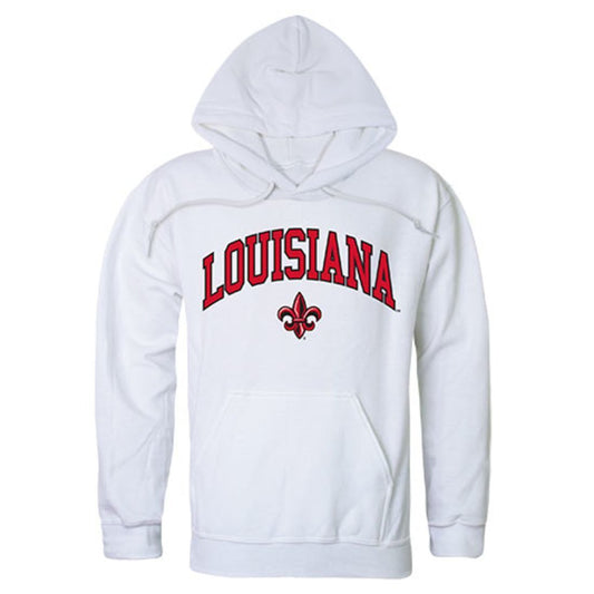 University of Louisiana at Lafayette Ragin' Cajuns Campus Hoodie Sweatshirt White-Campus-Wardrobe