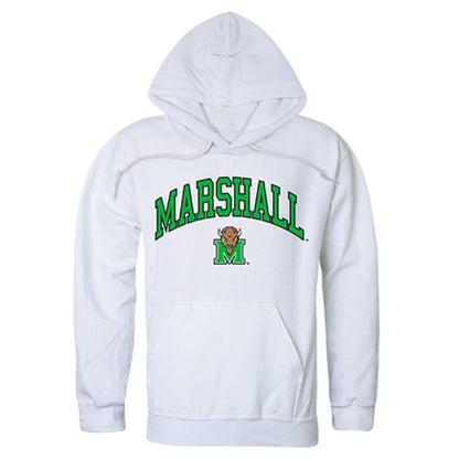 Marshall University Thundering Herd Campus Hoodie Sweatshirt White-Campus-Wardrobe