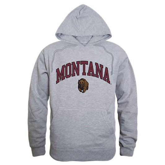 University of Montana Grizzlies Campus Hoodie Sweatshirt Heather Grey-Campus-Wardrobe