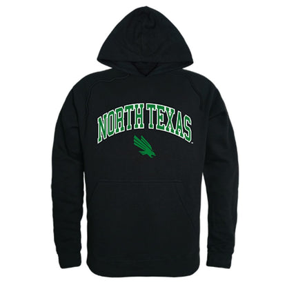 University of North Texas Mean Green Campus Hoodie Sweatshirt Black-Campus-Wardrobe