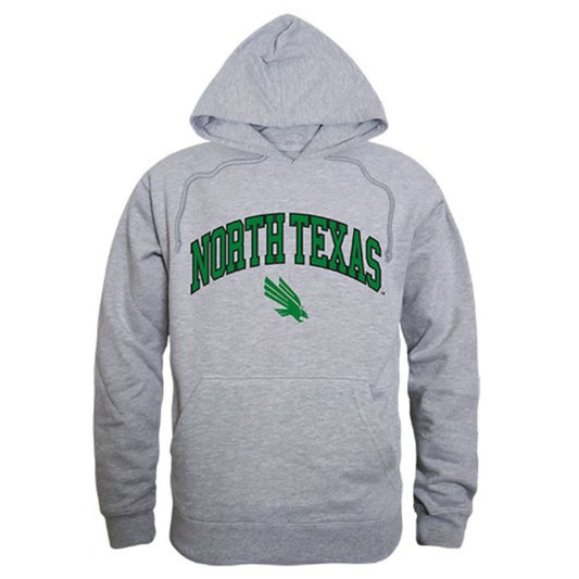 University of North Texas Mean Green Campus Hoodie Sweatshirt Heather Grey-Campus-Wardrobe