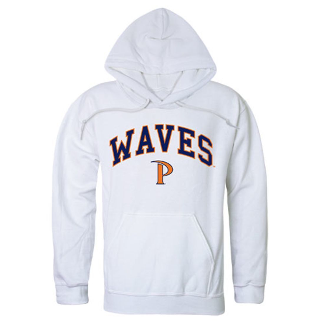 Pepperdine University Waves Campus Hoodie Sweatshirt White-Campus-Wardrobe
