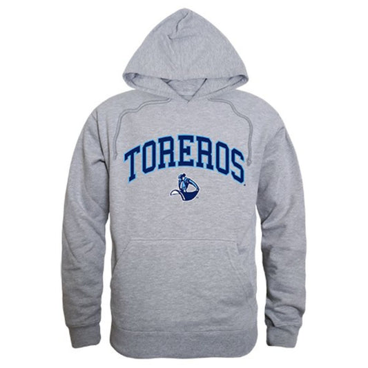 University of San Diego Toreros Campus Hoodie Sweatshirt Heather Grey-Campus-Wardrobe