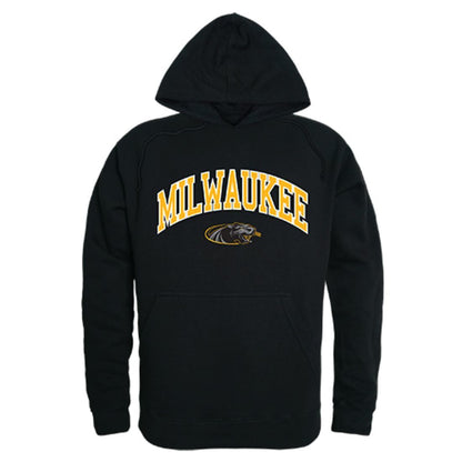 University of Wisconsin Milwaukee Panthers Campus Hoodie Sweatshirt Black-Campus-Wardrobe