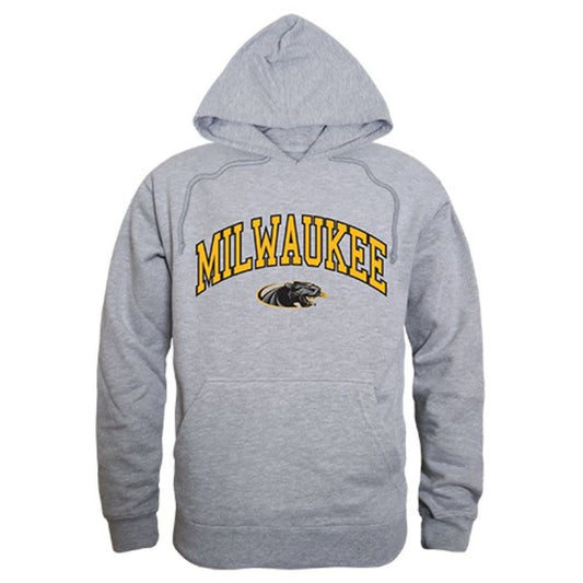 University of Wisconsin Milwaukee Panthers Campus Hoodie Sweatshirt Heather Grey-Campus-Wardrobe