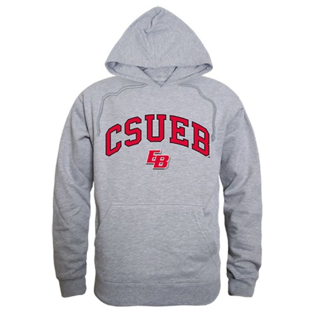 California State University, East Bay Pioneers Campus Hoodie Sweatshirt Heather Grey-Campus-Wardrobe