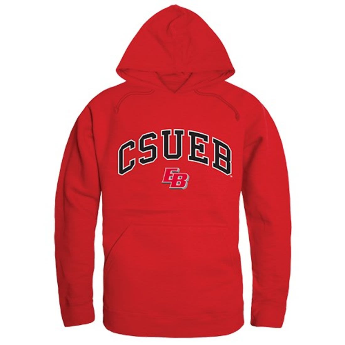 California State University, East Bay Pioneers Campus Hoodie Sweatshirt Red-Campus-Wardrobe
